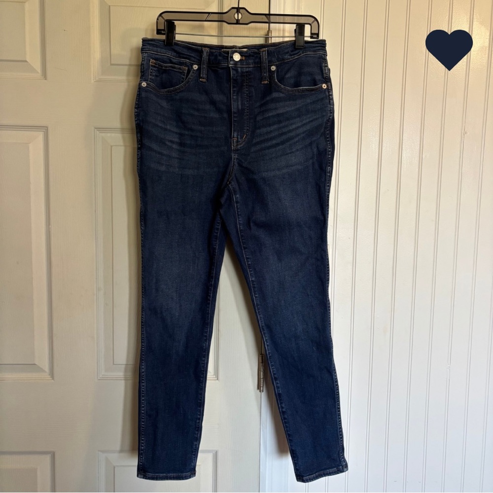 Madewell soft 10” high rise skinny Blue Denim Jeans